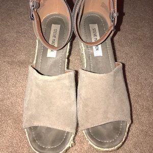 Steve Madden Grey Espadrilles